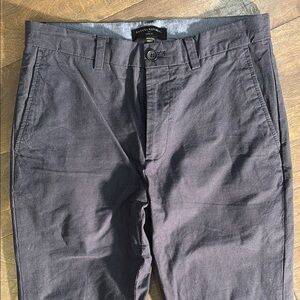 Banana Republic Gray Chinos Cotton Blend Straight Fit